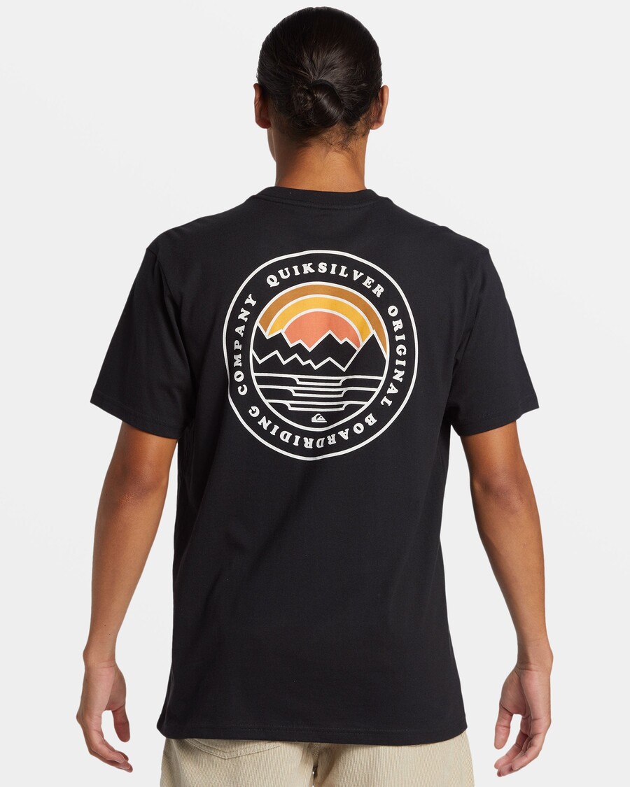 Camiseta Quik Prata Paisagens - Preta