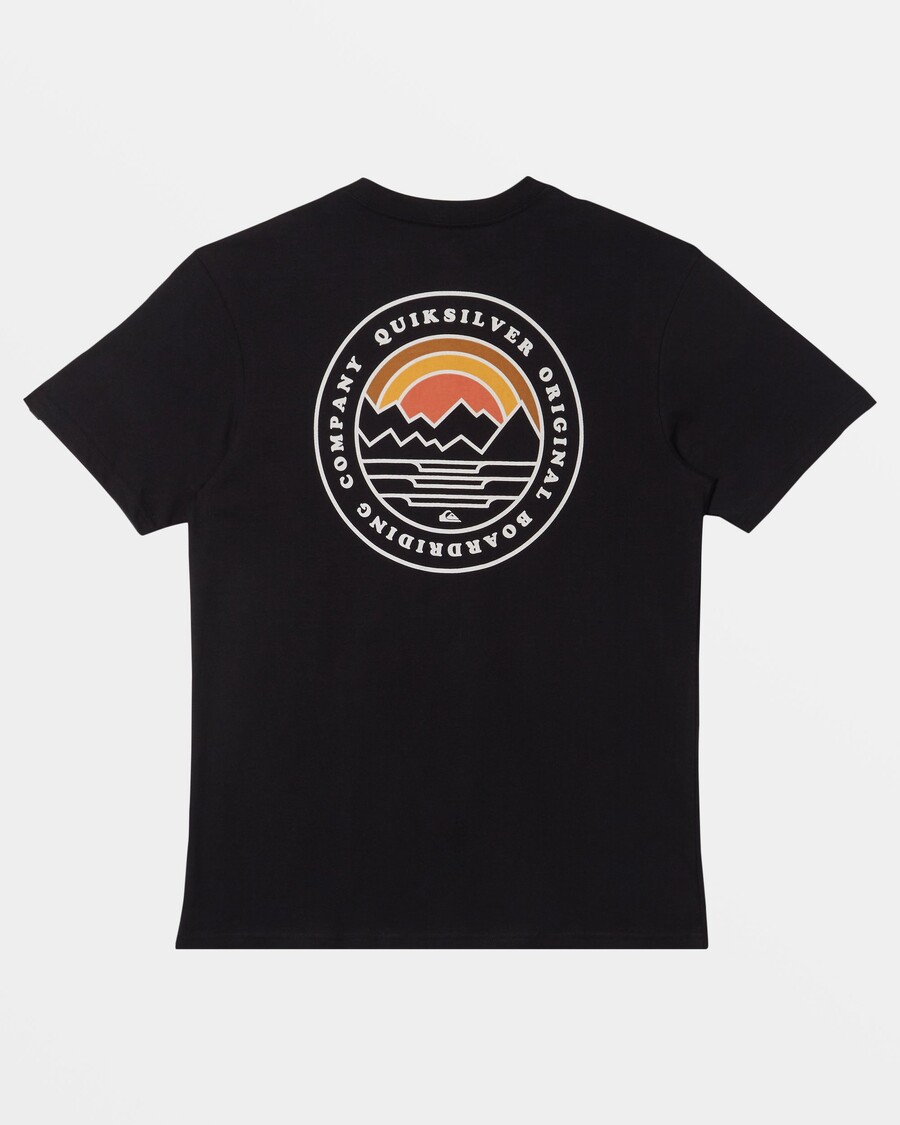 Camiseta Quik Prata Paisagens - Preta