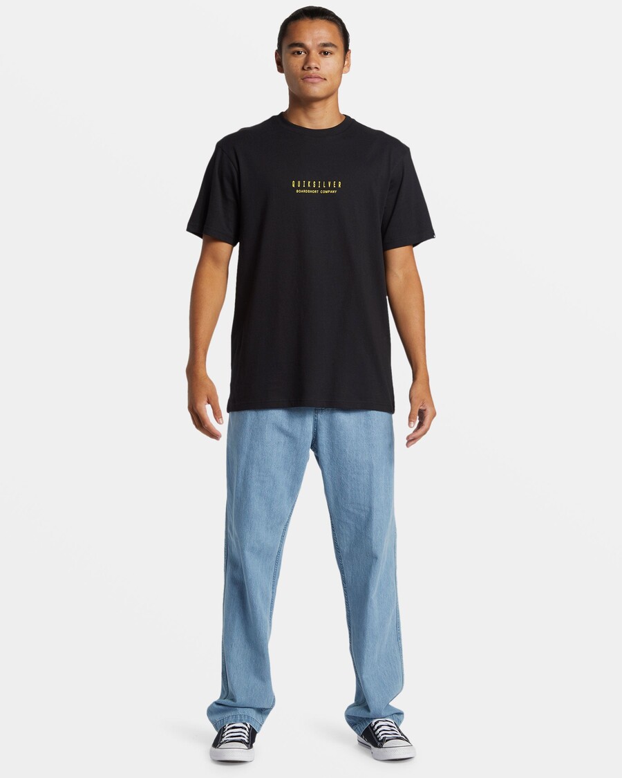 Quiksilver Hibiscus Pop Marškinėliai - Juodi