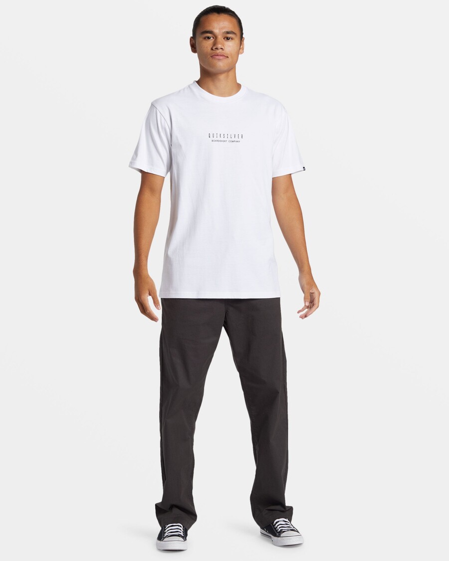 Kaos Quiksilver Hibiscus Pop - Putih