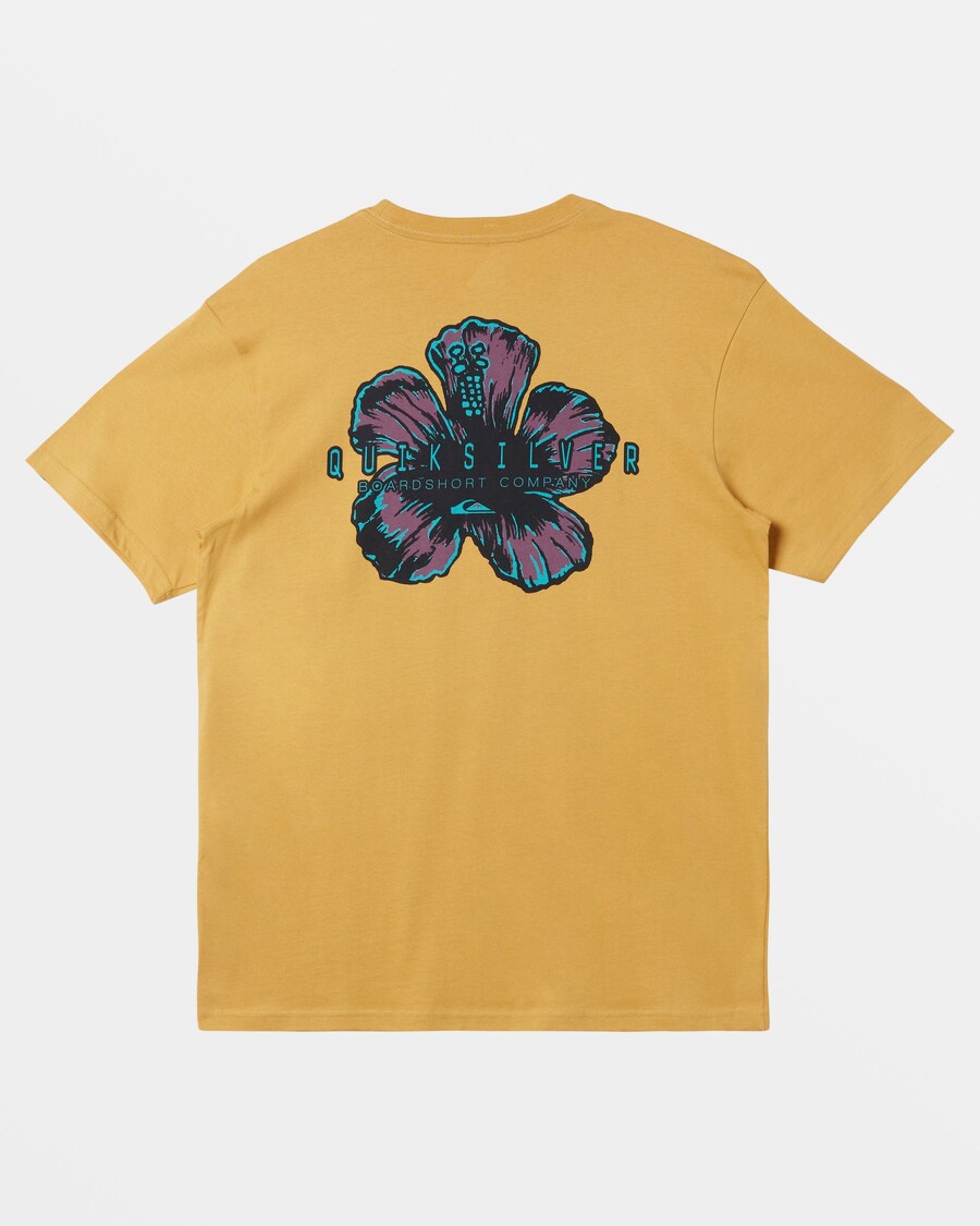 Quik Silver Hibiscus Pop T-Shirt - Fall Leaf