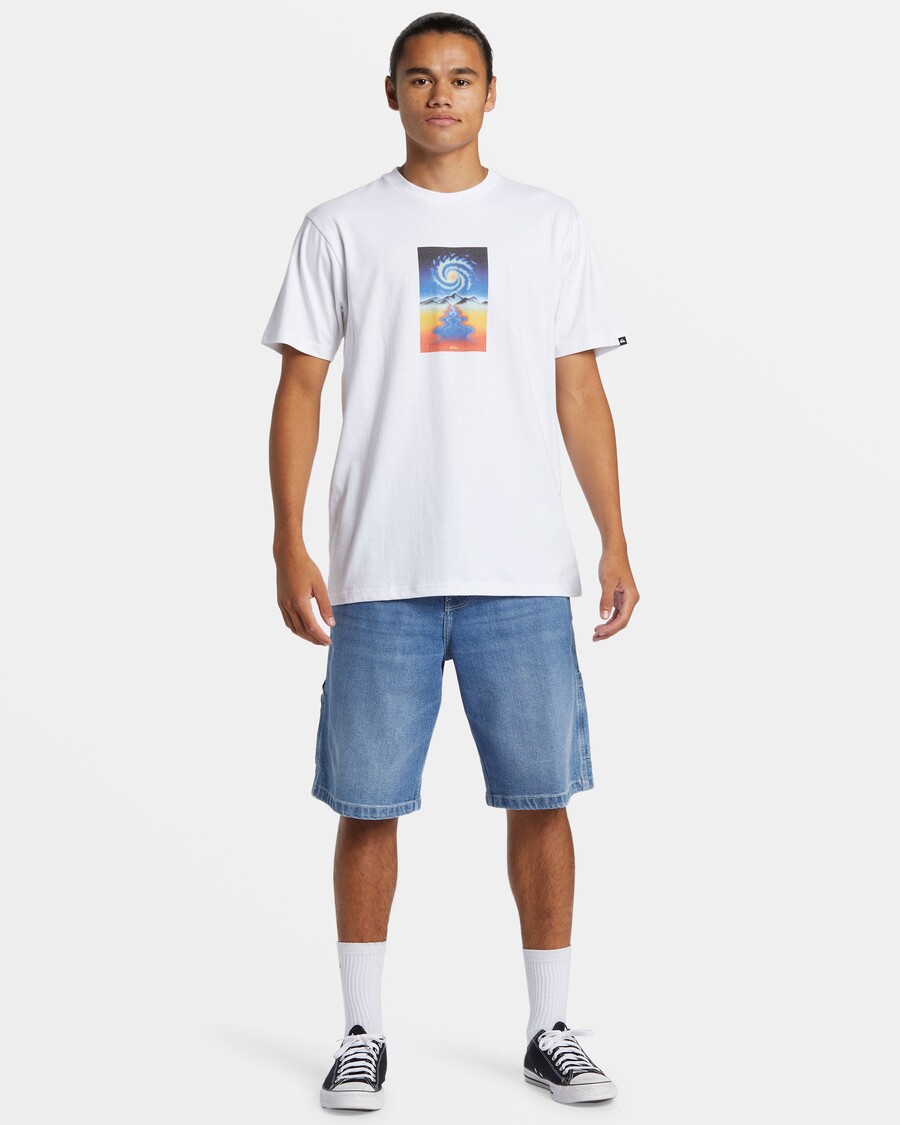 Quik Silver Cosmic Vibrations T-Shirt - White
