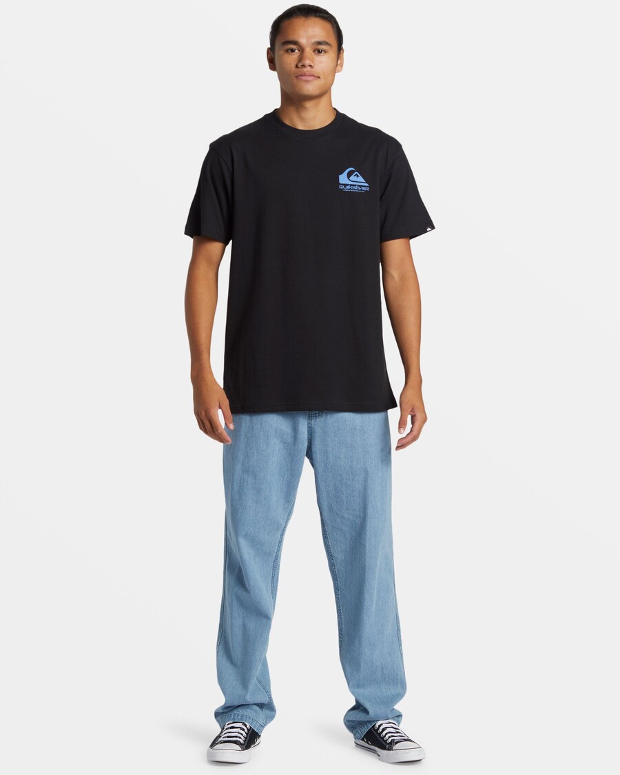 Футболка Quik Silver World для доски для верховой езды — черная
