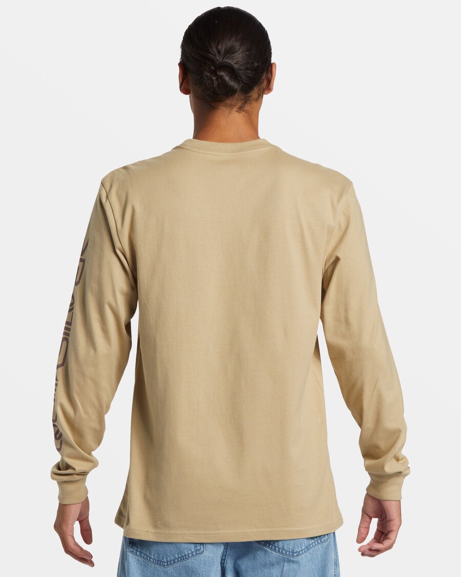 Quik Silver Comp Logo Long Sleeve T-Shirt - Twill