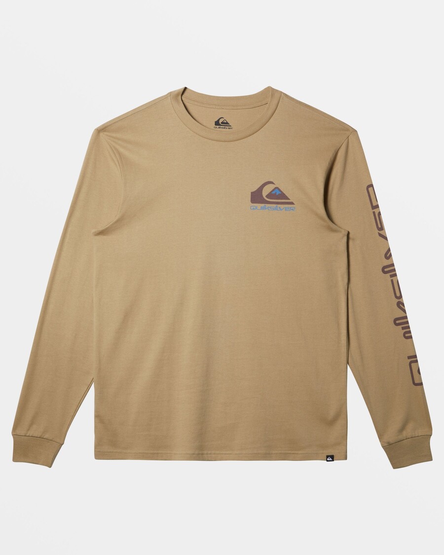 Quik Silver Comp Logo Long Sleeve T-Shirt - Twill