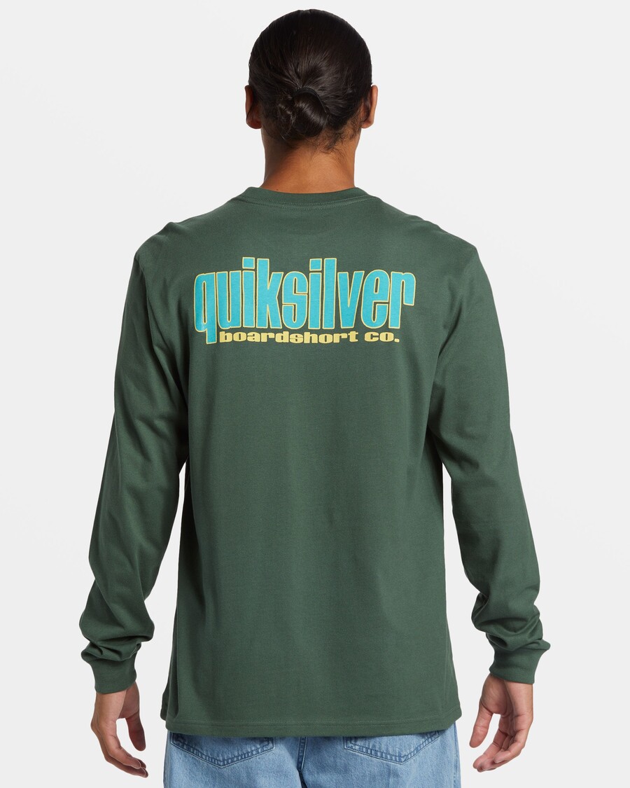 Quik Silver Three Tree Long Sleeve T-Shirt - Forest