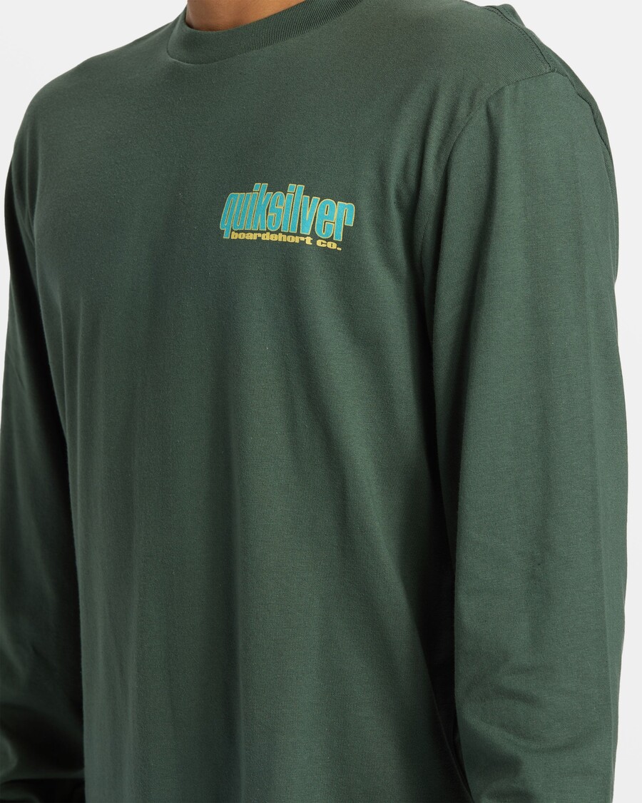 Quik Silver Three Tree Long Sleeve T-Shirt - Forest
