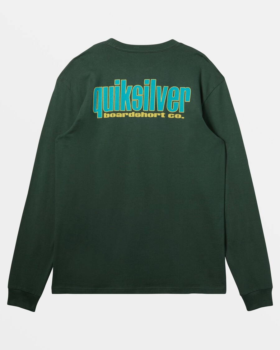 Quik Silver Three Tree Long Sleeve T-Shirt - Forest