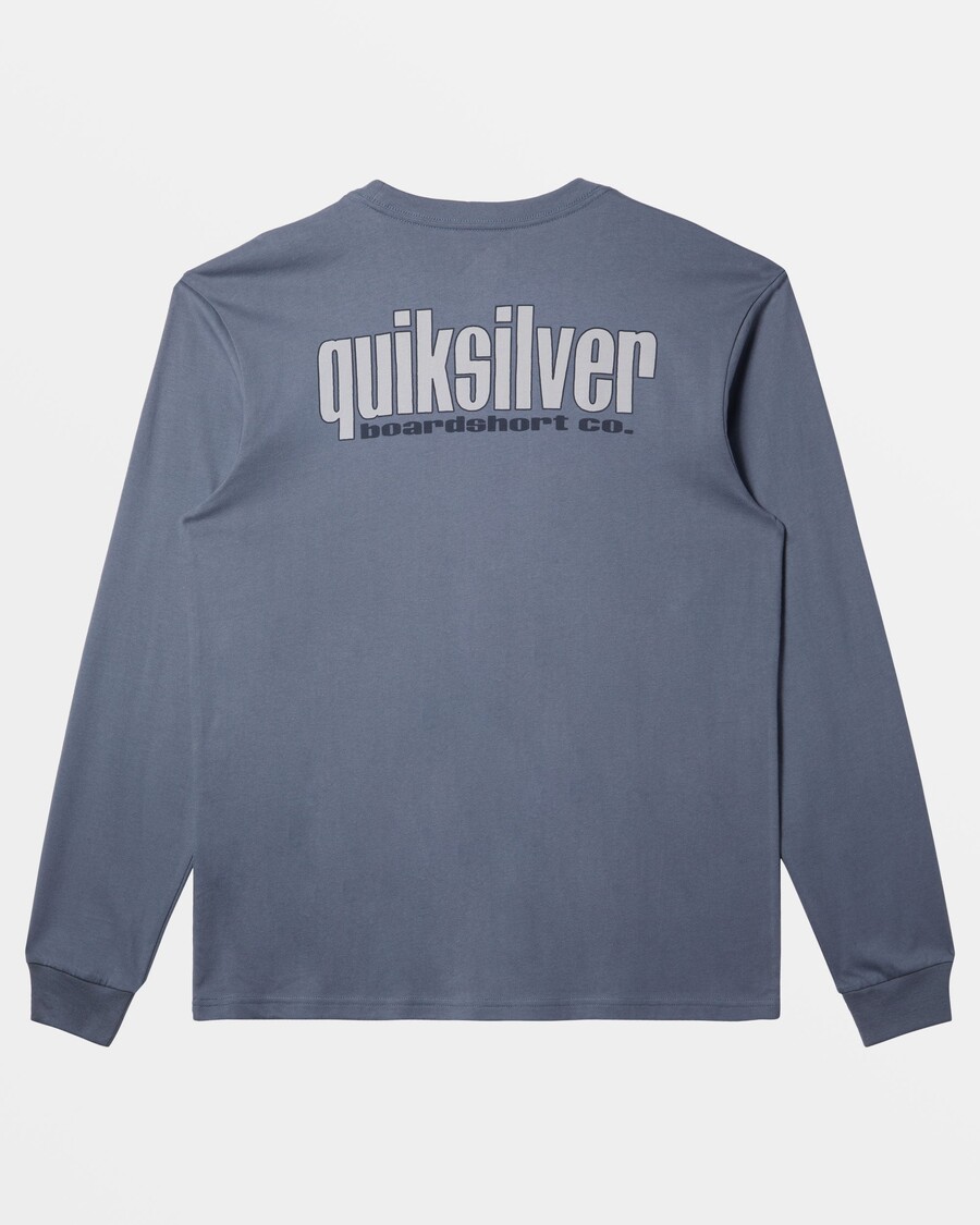 Quik Stříbrné Třístromové Tričko S Dlouhým Rukávem - Pazourek