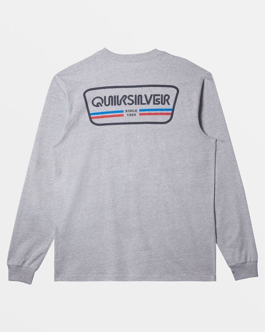 куик силвер ранге доживотна мајица дугих рукава - атлетски хеатхер