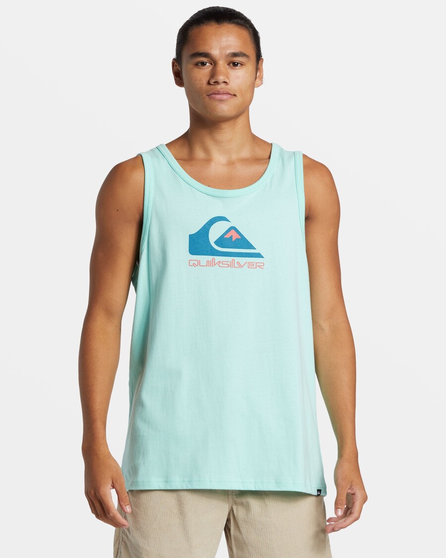Quiksilver Comp Logo Tank - Plážové Sklo