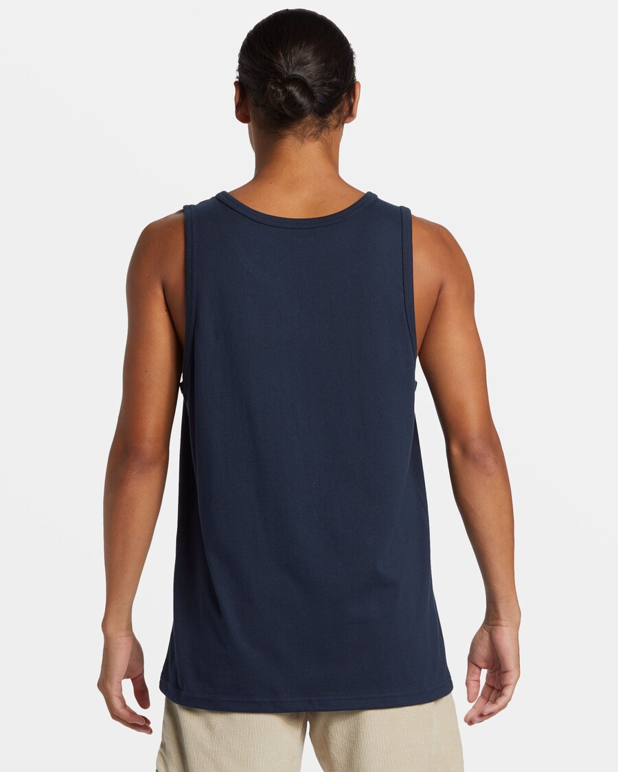 Quik Silver Comp Logo Tank - Dark Navy