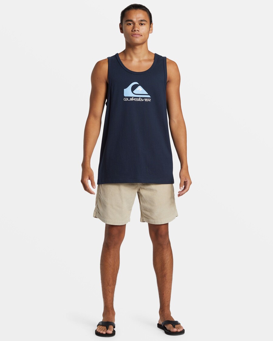 Quik Silver Comp Logo Tank - Dark Navy