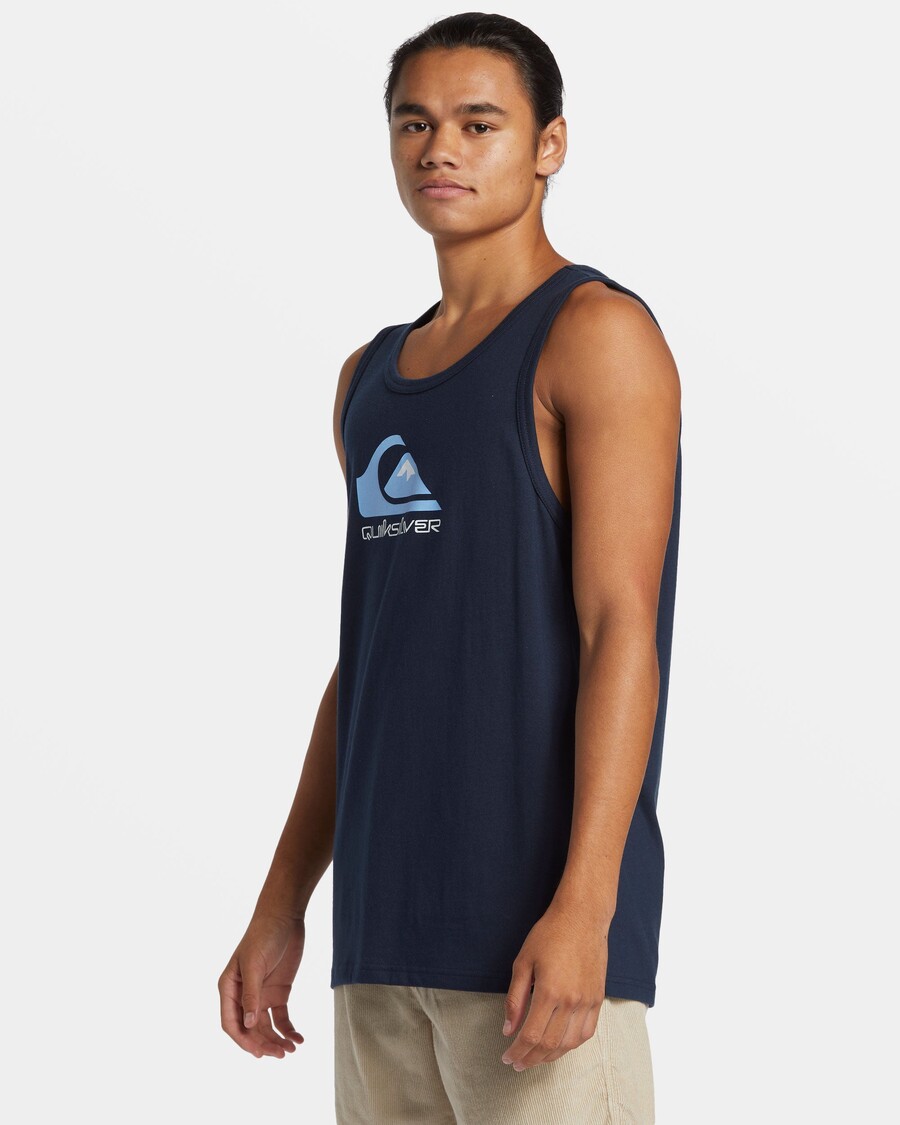Quik Silver Comp Logo Tank - Dark Navy