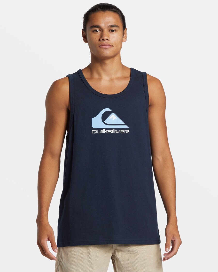 Quik Silver Comp Logo Tank - Dark Navy