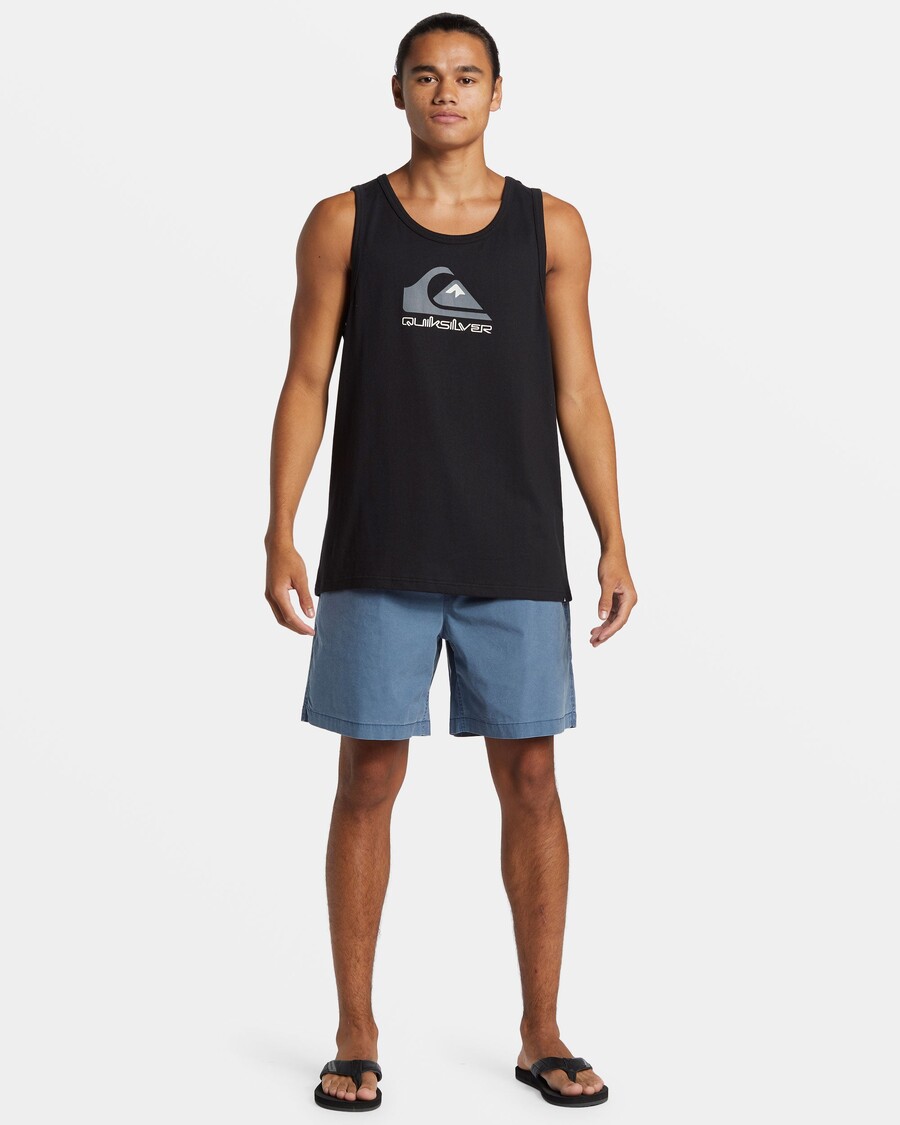 Quiksilver Comp Logoga Paak - Must