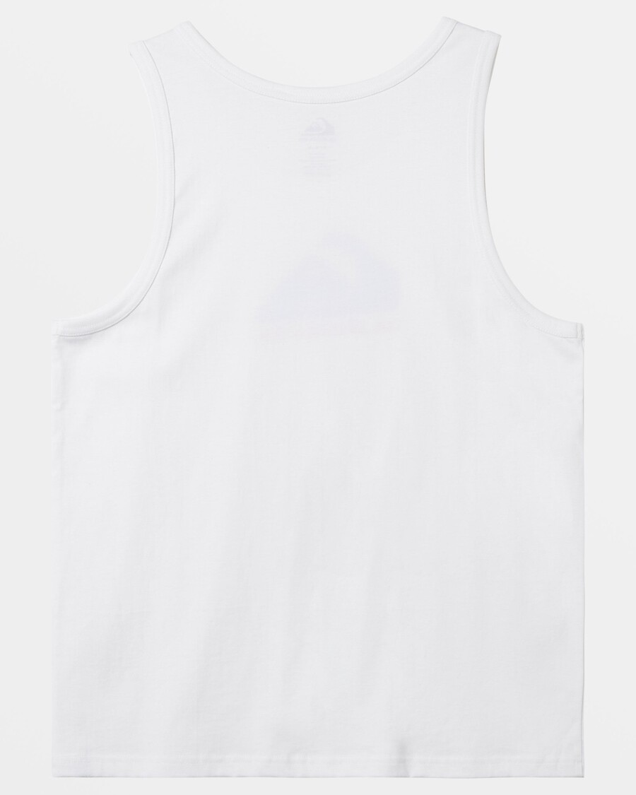Quik Silver Comp Logo Tank - White