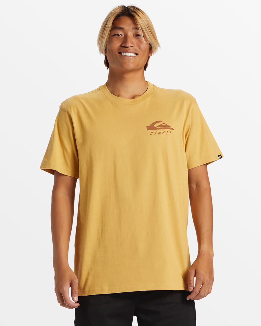 Quik Strieborné Tribal Tribal Jungle Tričko - Jesenné Lístie