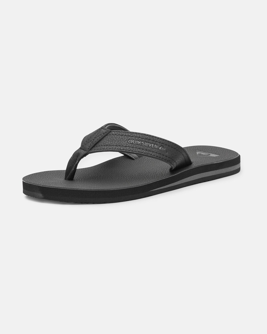 Quik Silver Carving Nubuck 2 Sandals - Solid Black