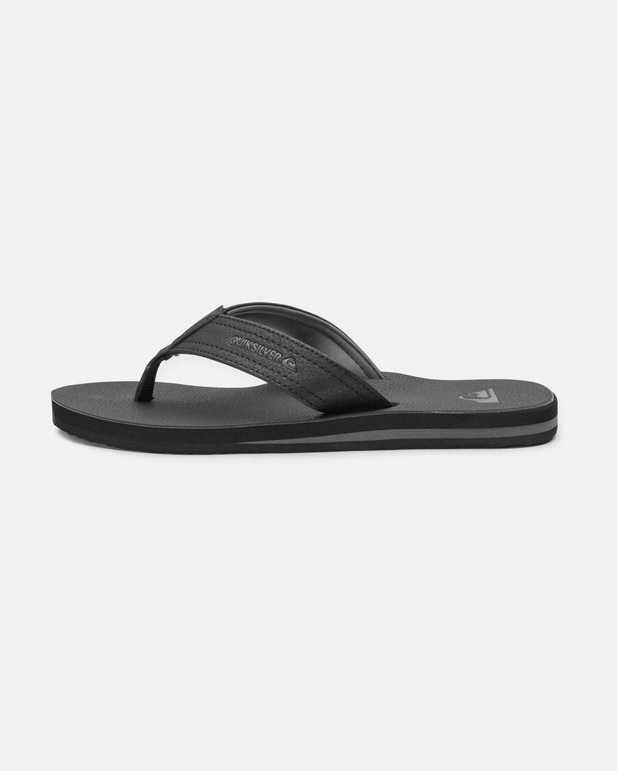 Quik Silver Carving Nubuck 2 Sandals - Solid Black