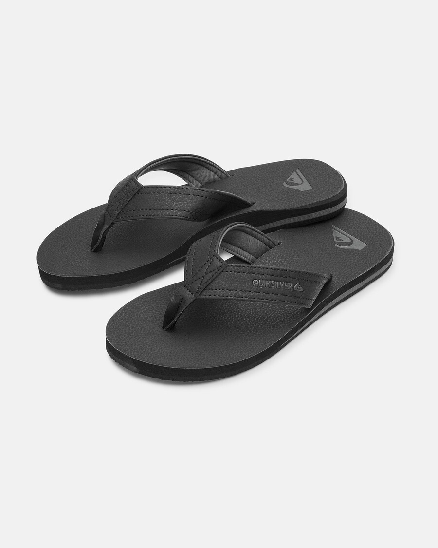 Quiksilver Carver Nubuck 2 πέδιλα - μασίφ μαύρα