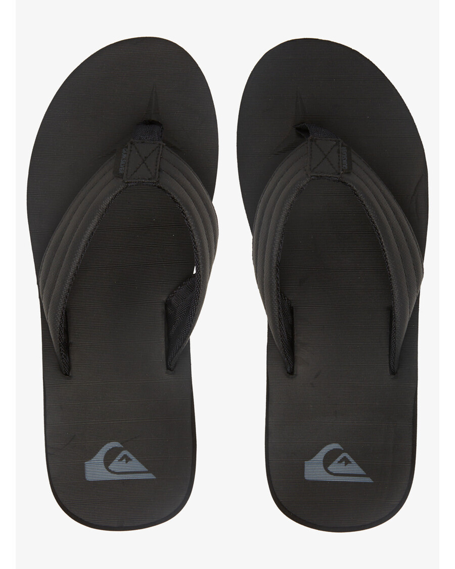 صندل های استوایی حکاکی نقره ای Quik - مشکی/مشکی/خاکستری