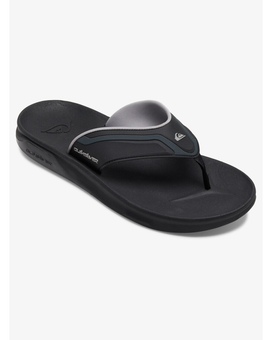 Quiksilver Mathodic Recovery Sandále - čierna/šedá/hnedá