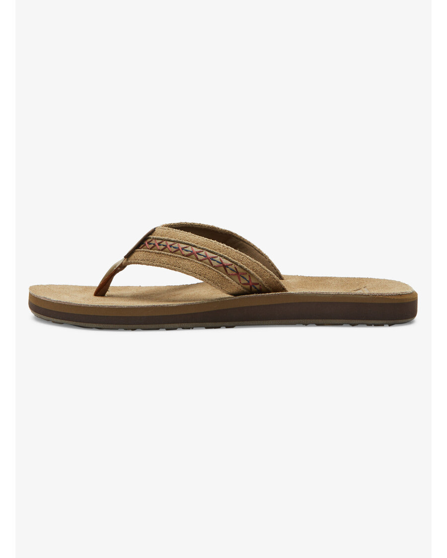 Quik Silver Carver Leather Ii Basic Sandal Strap - Tan 1