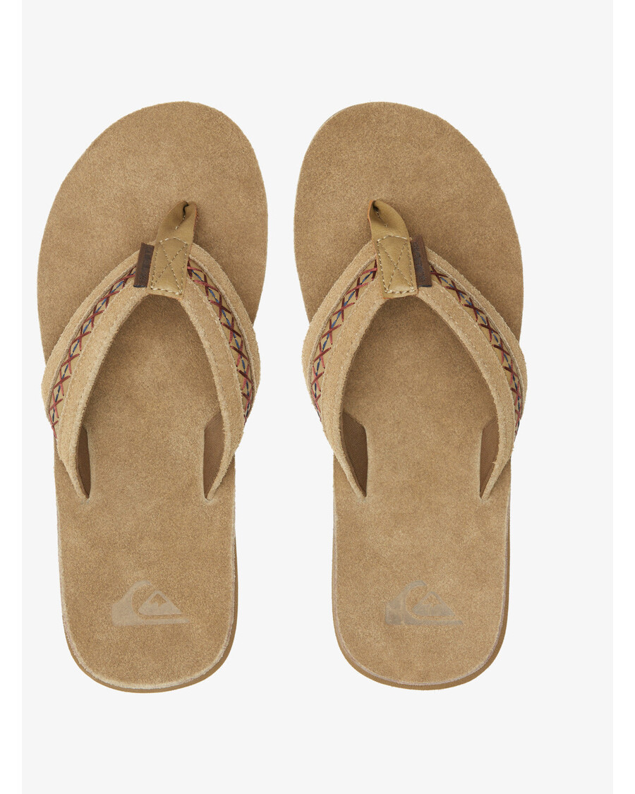 Quik Silver Carver Leather Ii Basic Sandal Strap - Tan 1