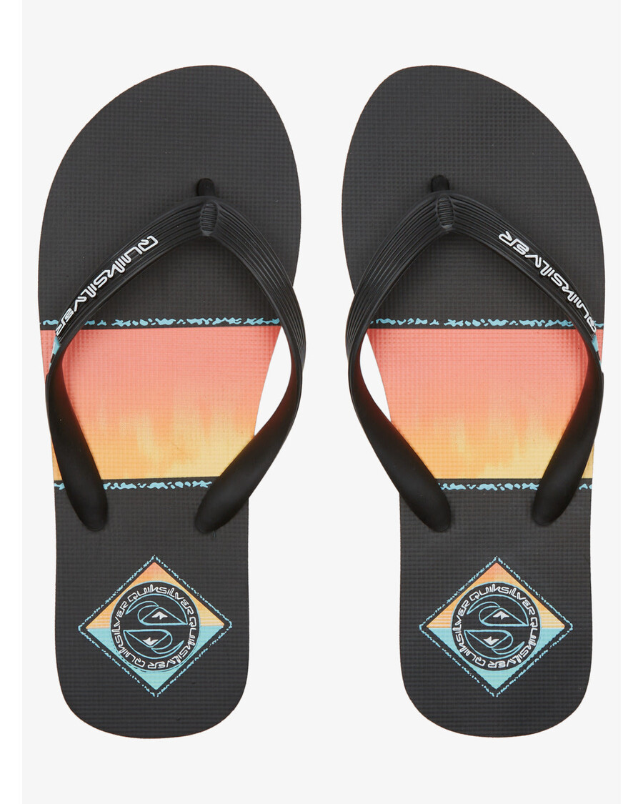 כפכפי מילת Quiksilver Molokai - כתום/כתום/שחור