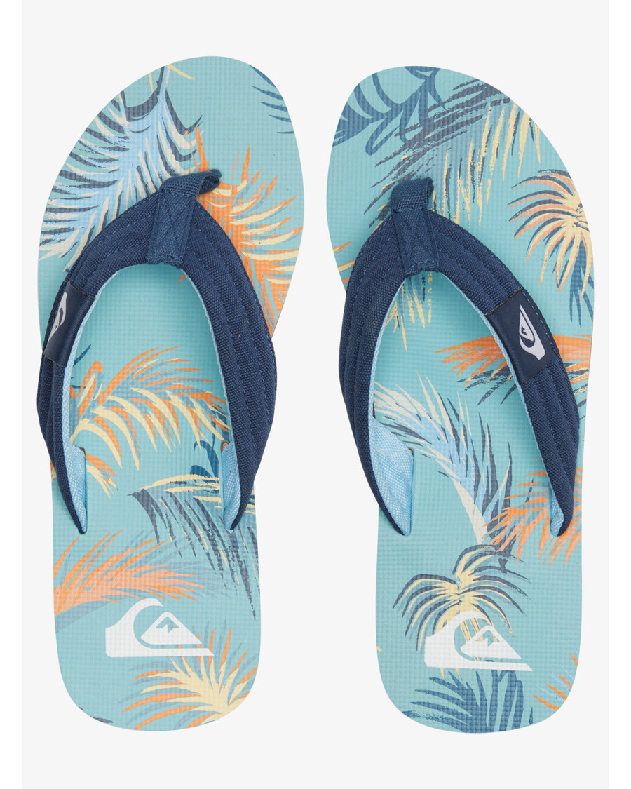 Quik Silver Molokai Layback Sandals - Blue/Black/Yellow