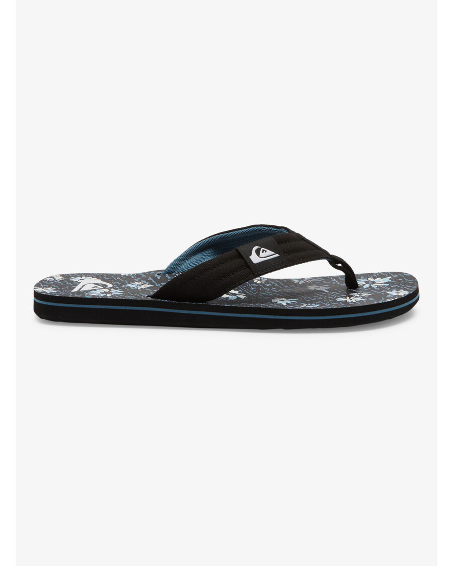 Sandal Quiksilver Molokai Layback - Hitam/biru/biru