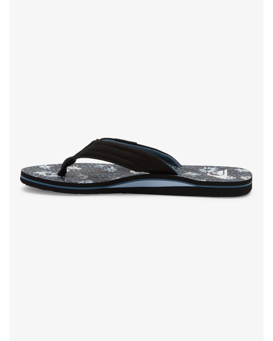 Sandal Quiksilver Molokai Layback - Hitam/biru/biru