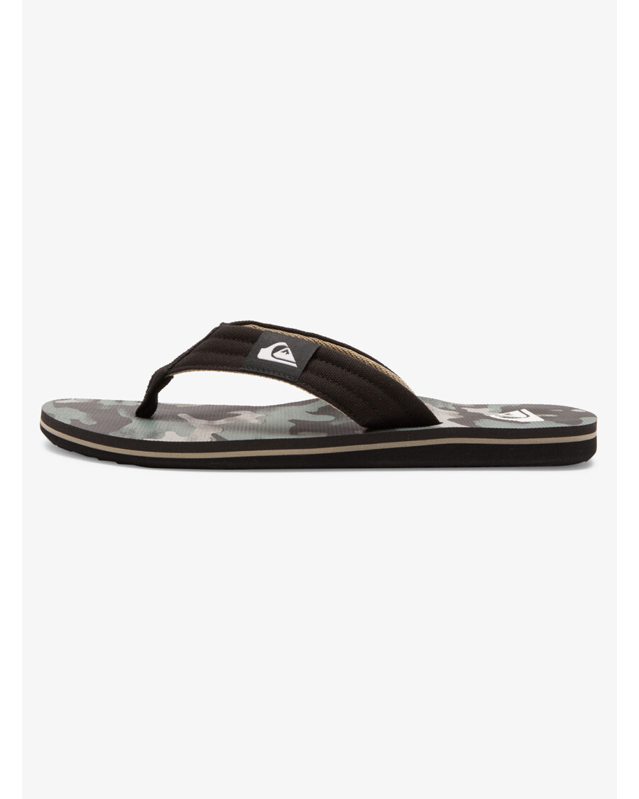 Сандалии Quiksilver Molokai - черный/зеленый/черный