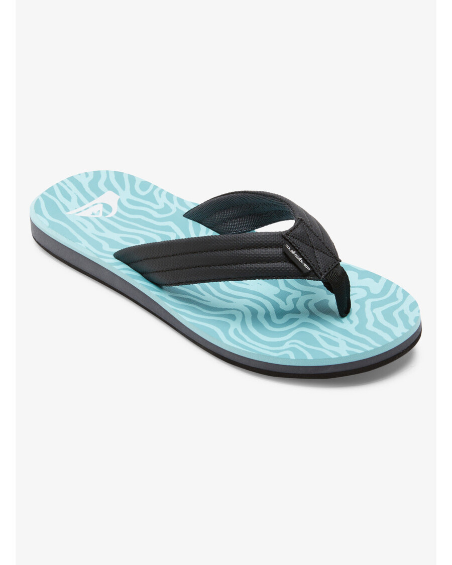 Sandały Quiksilver Z Nadrukiem Rzeźbionym - Niebieskie 7