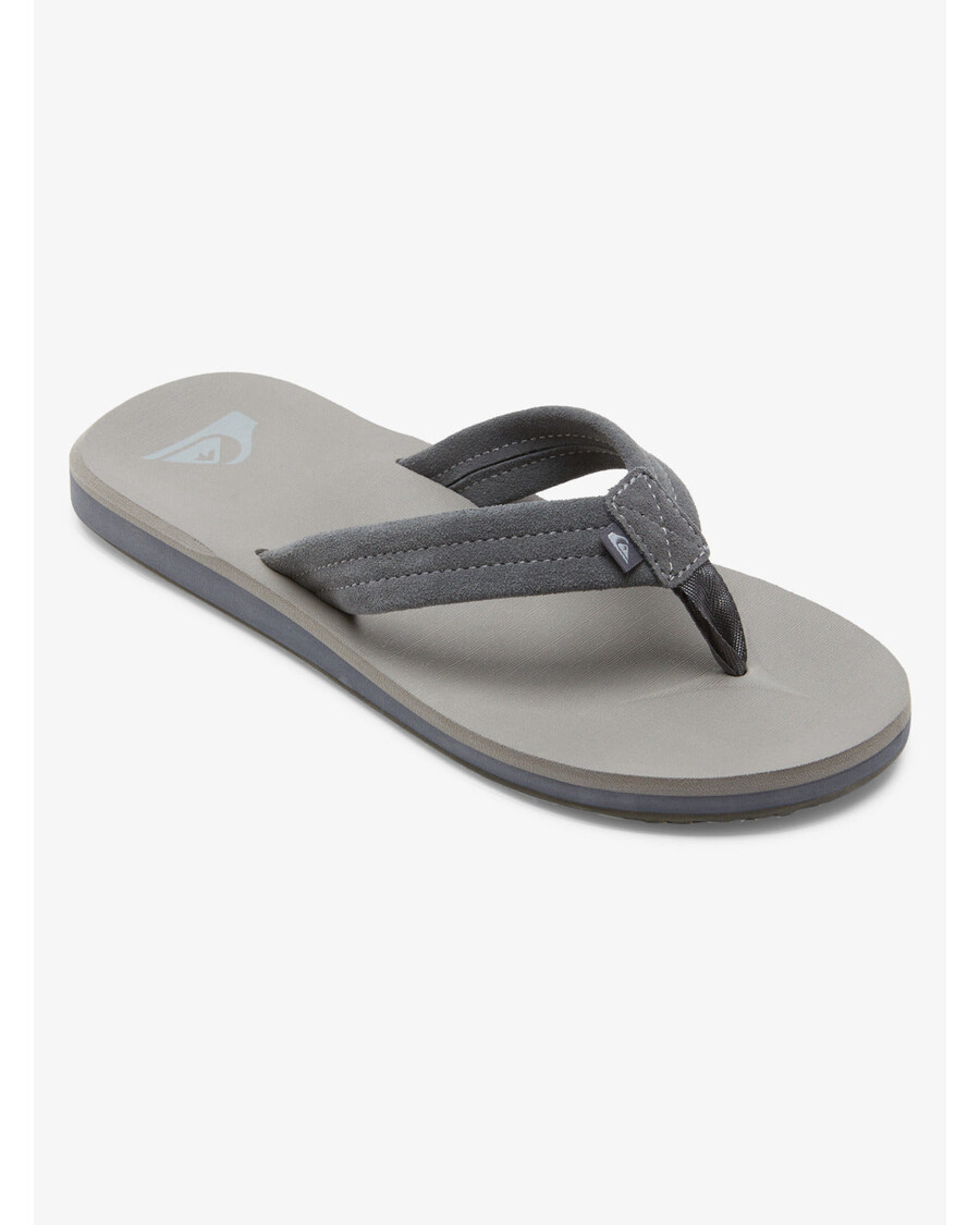 πέδιλα Quiksilver Carver σουέντ πυρήνα - γκρι 1