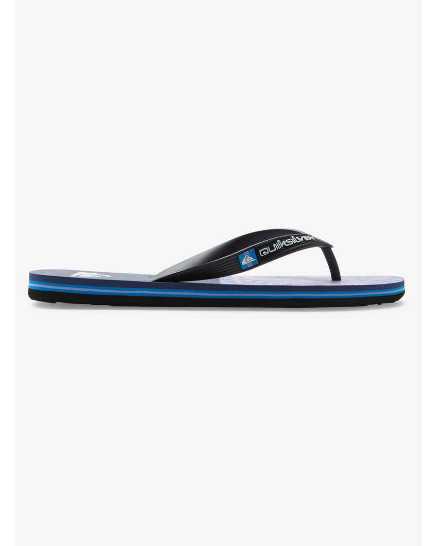 Quik Silver Molokai Art II Sandals - Black/Blue/Pink