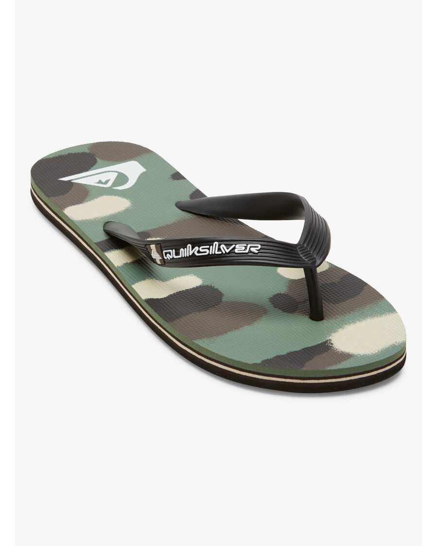 σανδάλια Quiksilver Molokai Art Ii - μαύρα/καφέ/πράσινα