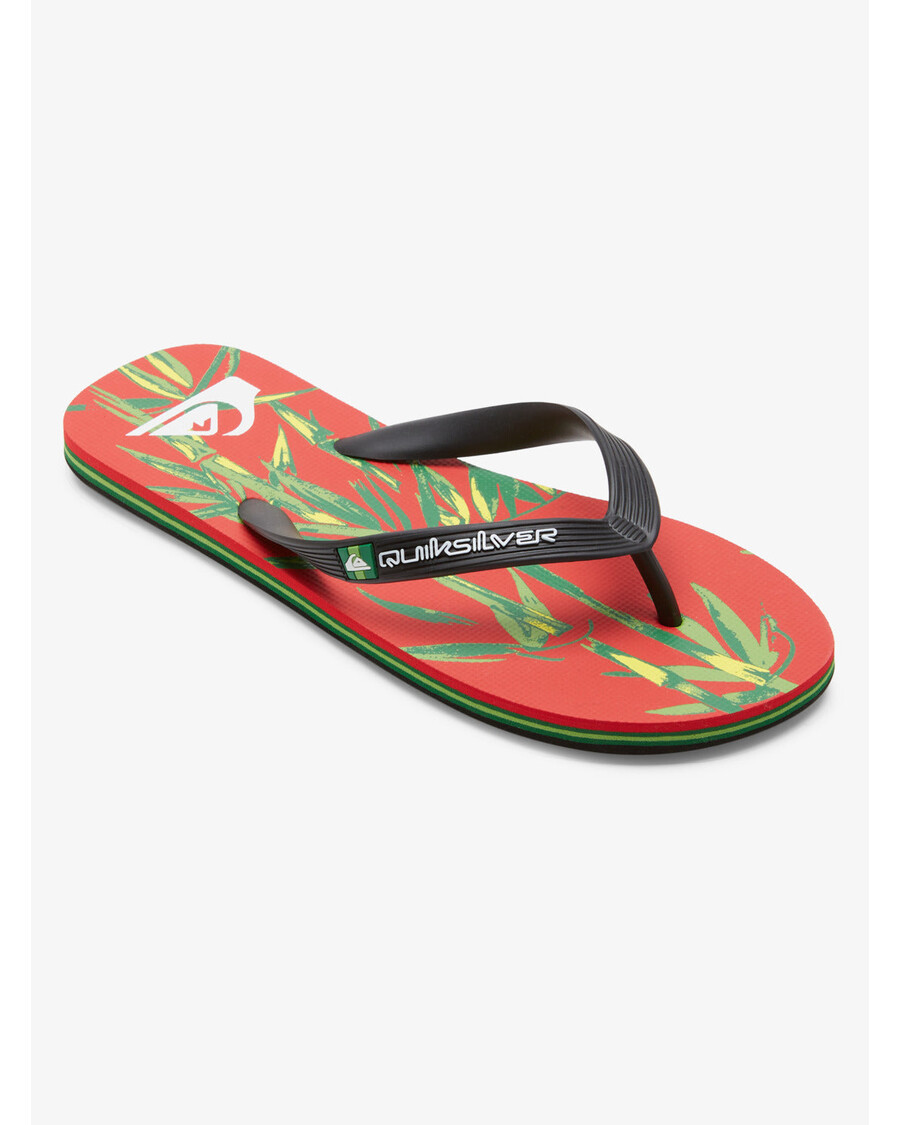 Quiksilver Molokai Art Ii Sandaalit - Musta/punainen/musta