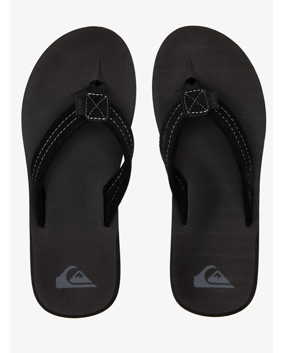 Quiksilver Carver Mokkanahkasandaalit - Yksivärinen Musta