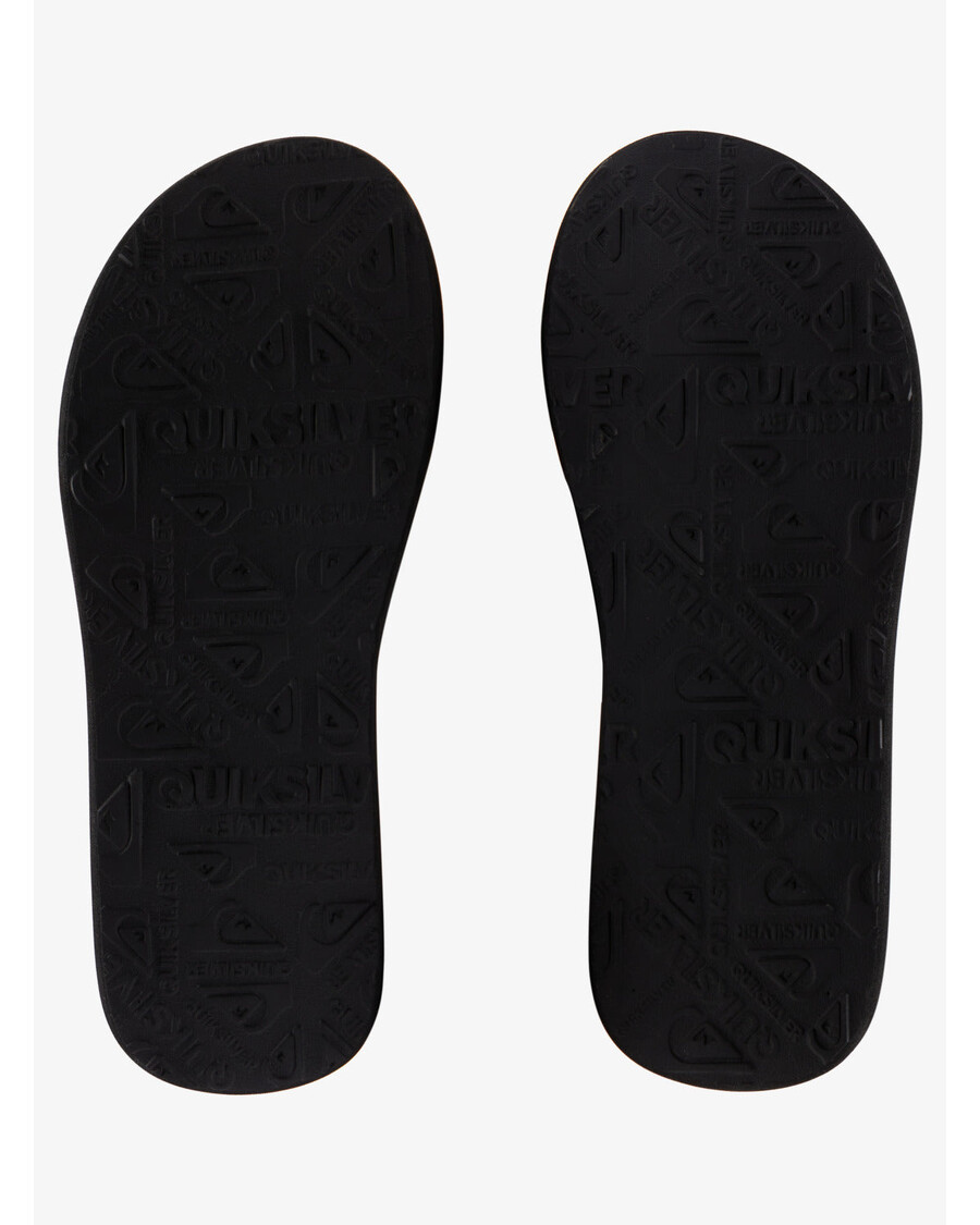 Quiksilver Carver Mokkanahkasandaalit - Yksivärinen Musta