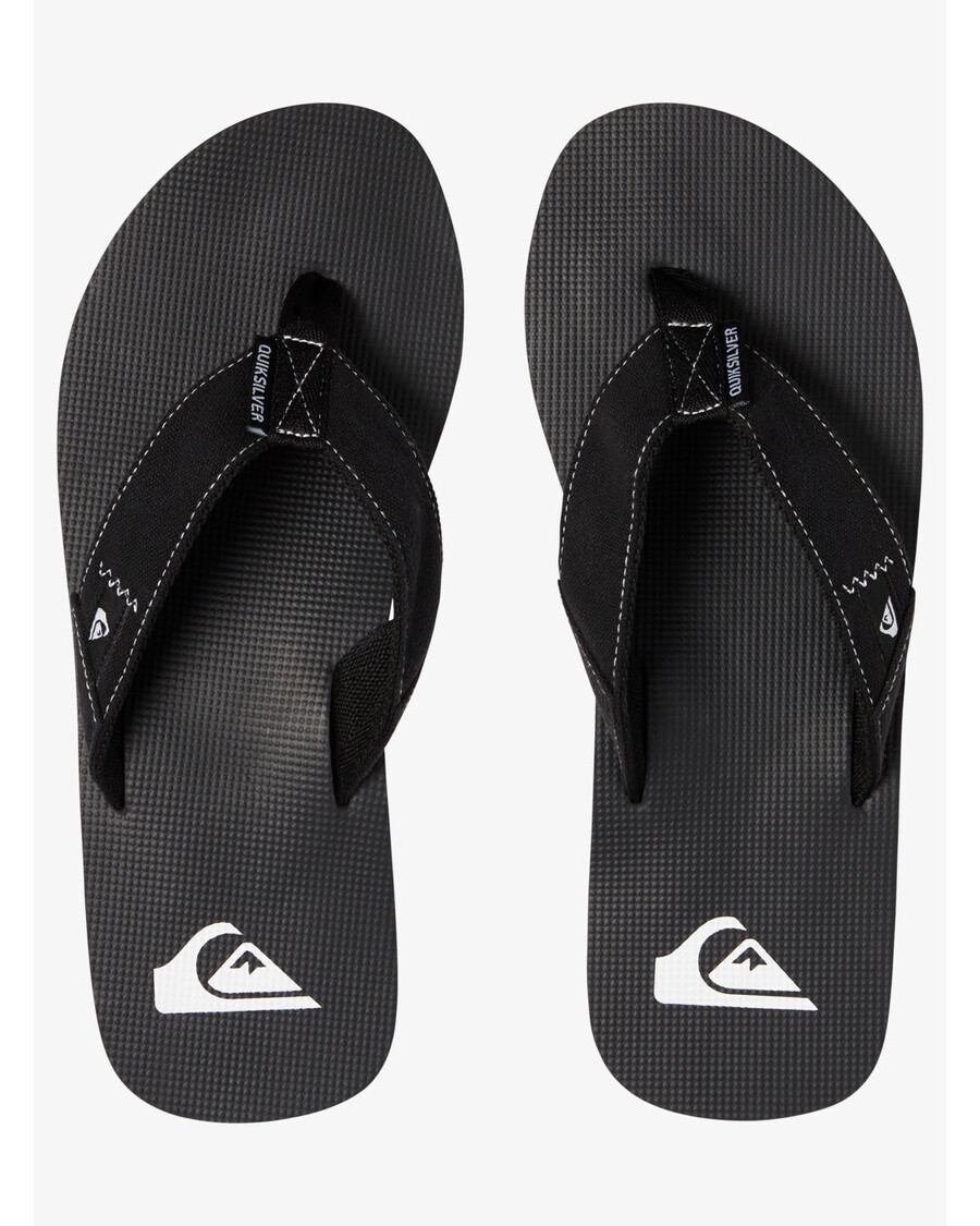 Sandały Quiksilver Molokai Otchłani - Czarno/czarno/białe