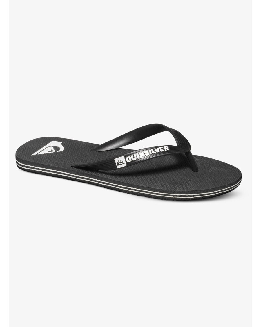 Quik Silver Molokai Flip-Flops - Black/Black/White