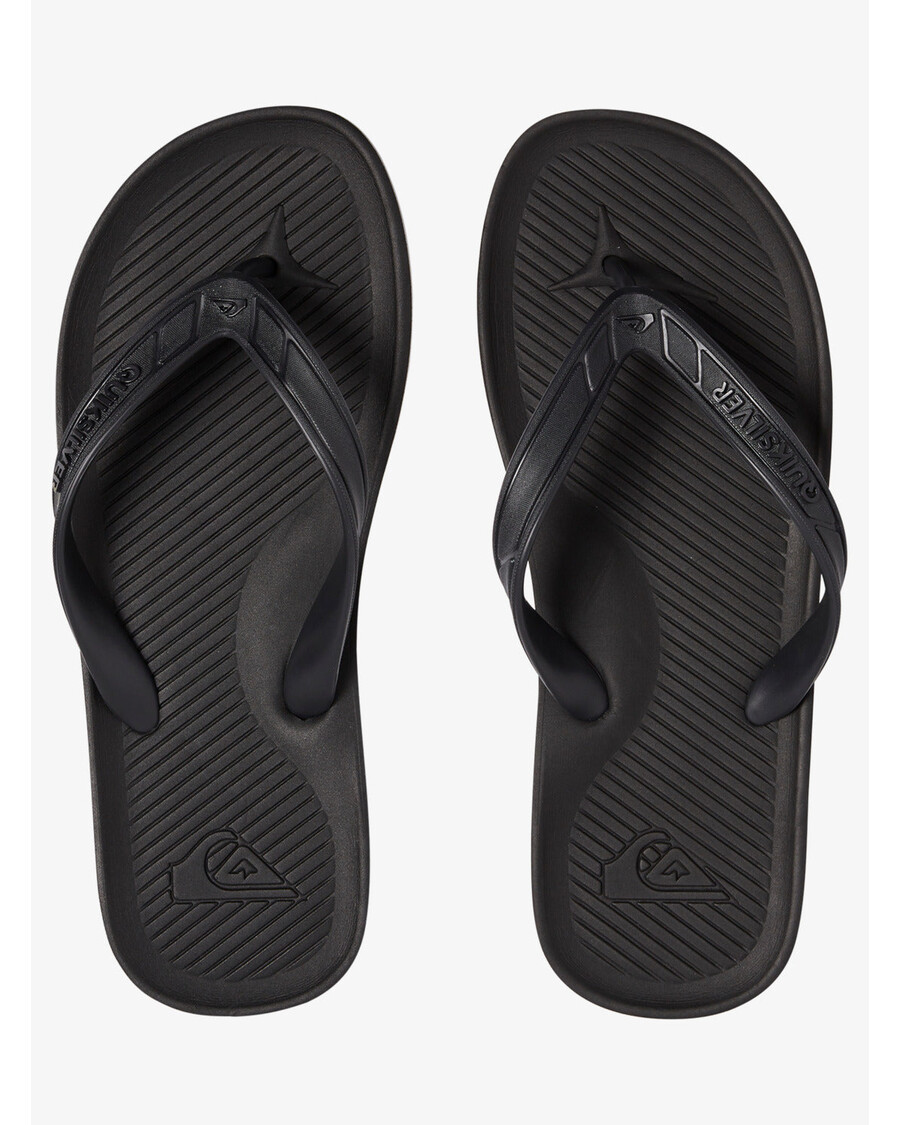 Quik Silver Haleiwa Flip-Flops - Solid Black