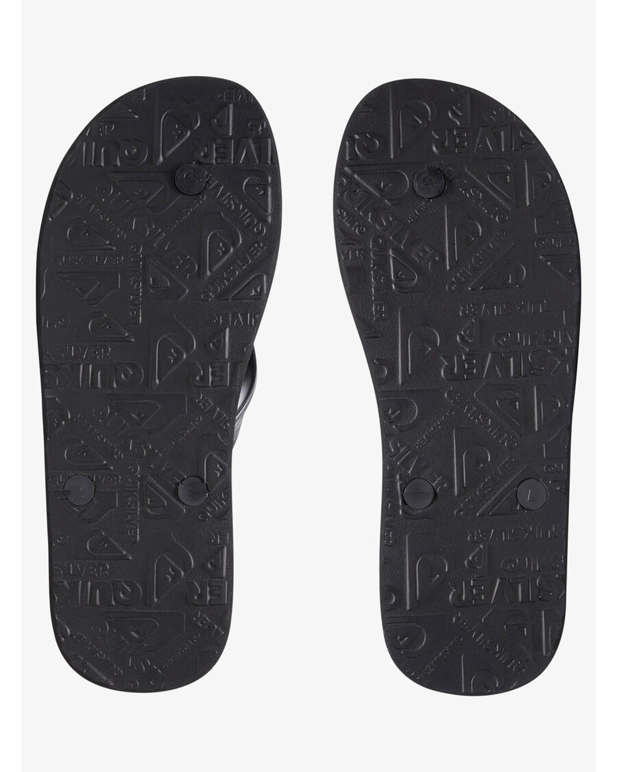 Quik Silver Haleiwa Flip-Flops - Solid Black