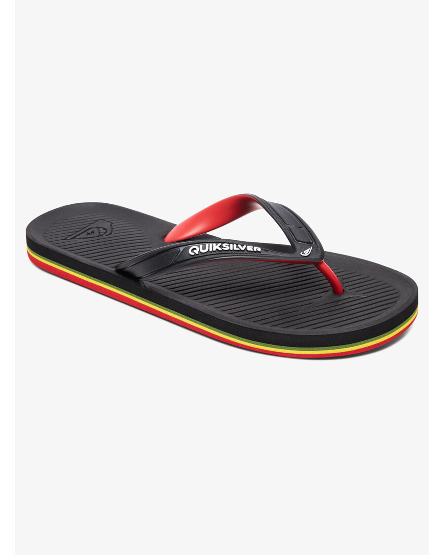 Quiksilver žabky Haleiwa - čierna/červená/zelená