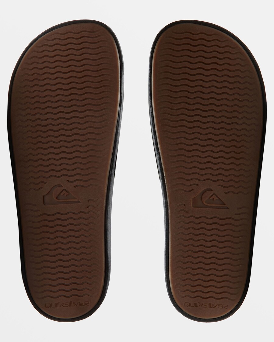 Quik Silver Rivi Wordmark Slide II Sandals - Black 1