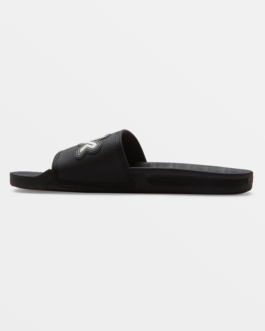 Quik Silver Rivi Wordmark Slide II Sandals - Black 1
