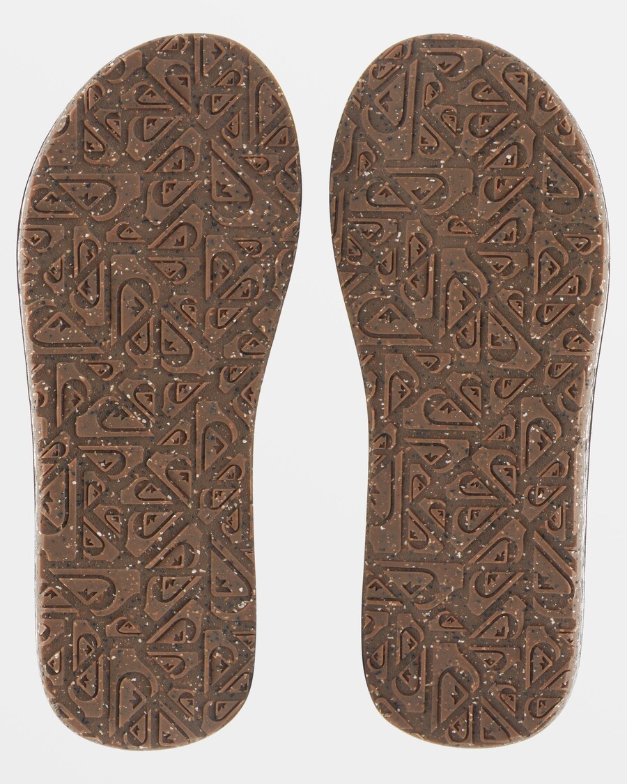 Quiksilver Carver Suede ανακυκλωμένα σανδάλια - μαύρο 1