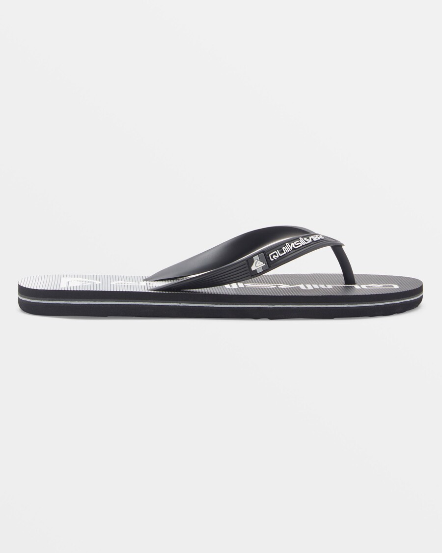 Quik Silver Molokai Stripe Sandals - Black 2